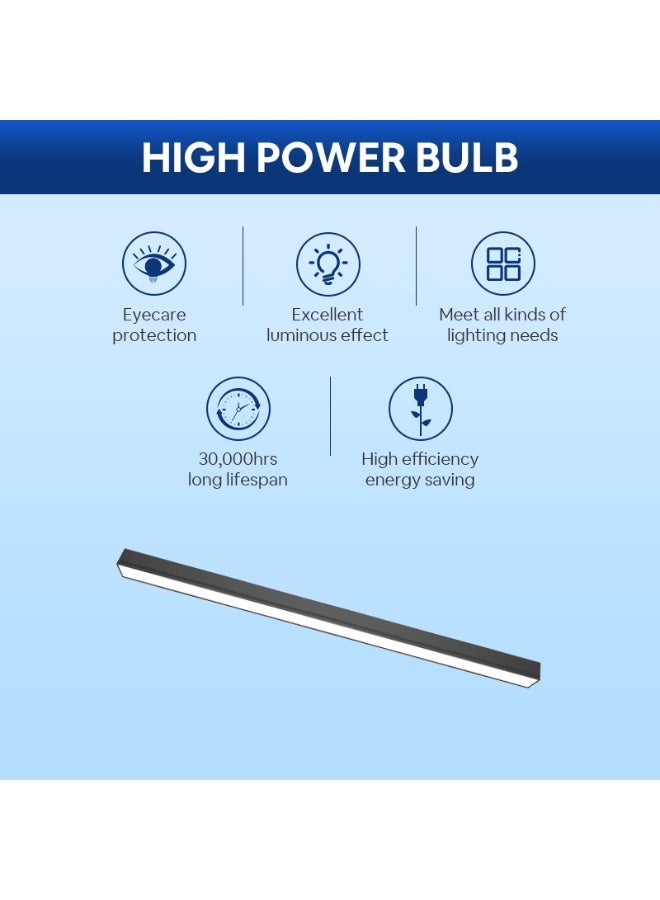 Energetic LED Fixed/Pendant Linear light MDL1007 50W 4000K IP20 High Efficiency For Meeting room & Supermarket & Office & Mall - Image 3