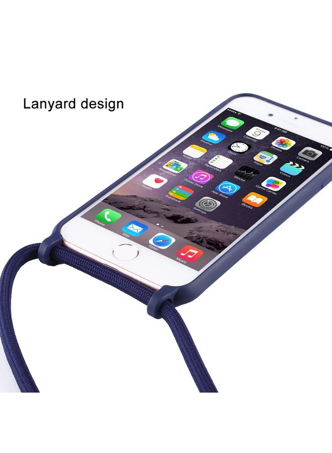 اس-توب جراب لهاتف iPhone 6s / 6، جراب واقٍ من مادة TPU بلون الحلوى مع حبل - Image 3