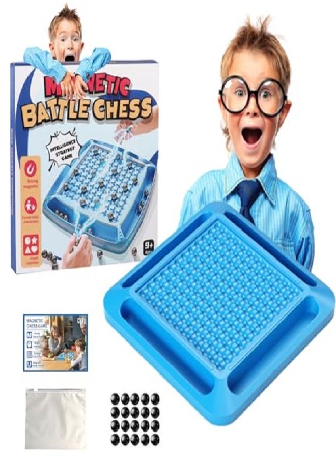 Generic Magnetic Chess Game, 2024 New Multiplayer Magnetic Chess Games with Stones, Fun Table Top Family Magnet Game Set-Portable Chess Board for Children Over 9 Years Old and Adult Home Party Travel Supplies  - Image 1