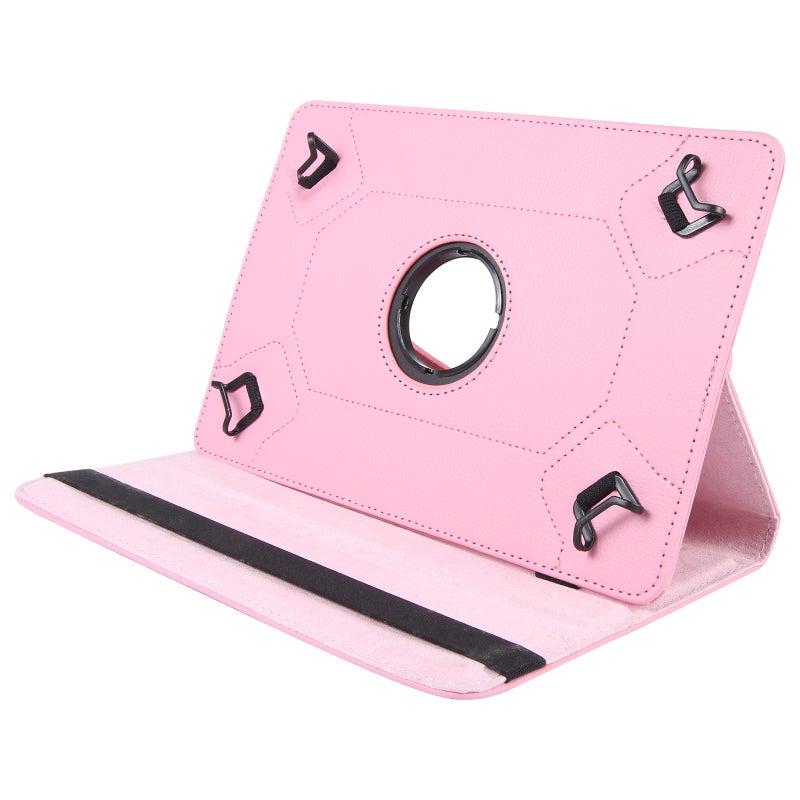 erorex For 8 Inch Tablet 360 Degree Rotation Litchi Texture Flip Leather Tablet Case(Pink) - Image 5