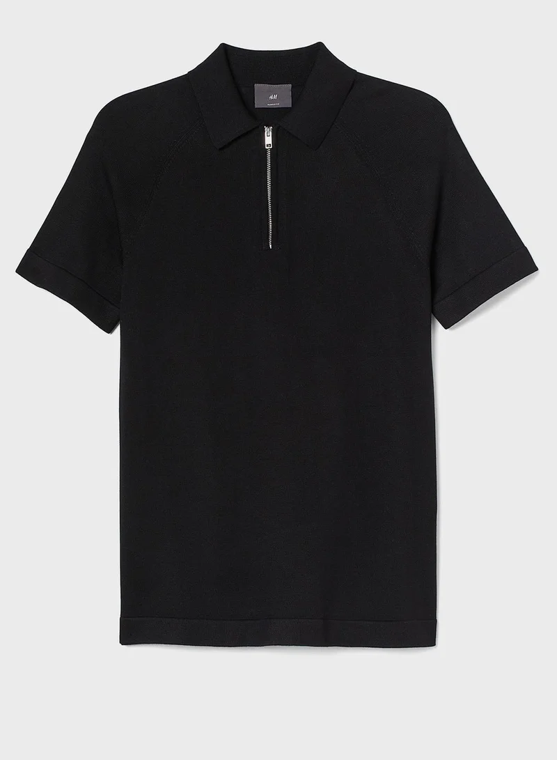 اتش اند ام Muscle Fit Polo T-Shirt