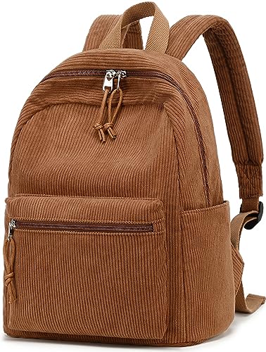 BTOOP Mini Backpack Girls Womens Corduroy Small Backpacks Purse Little Shoulder Bags for Teens Adult Casual Travel Daypack - Image 1