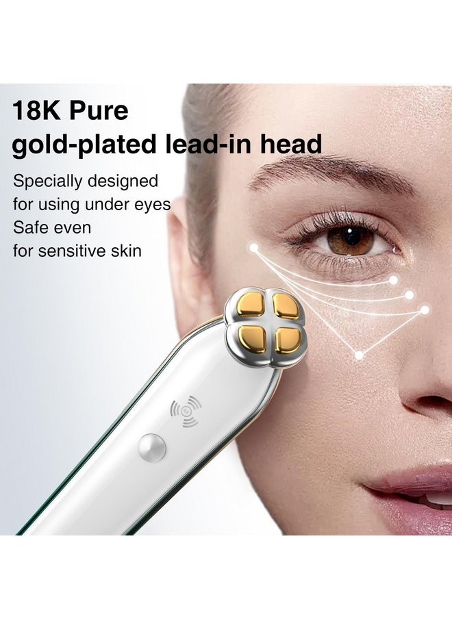 ALUSHEE - Rf Radio Frequency Eye Device Eye Bags Eye Puffiness Dark Circles Wrinkle Reducing Anti Aging Device 2 In 1 Professional Rf Eye Skin Care Beauty Device - Image 1