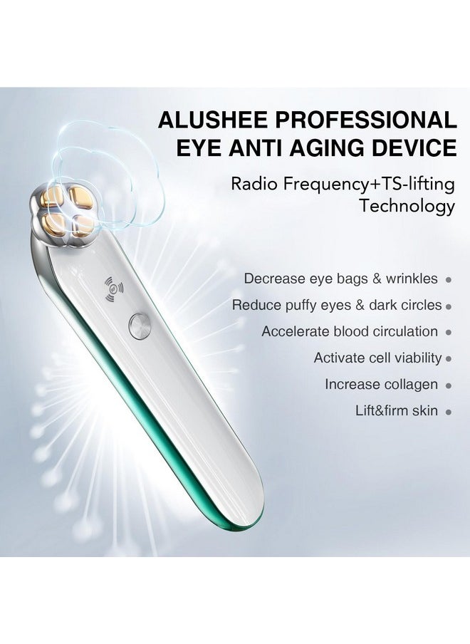 ALUSHEE - Rf Radio Frequency Eye Device Eye Bags Eye Puffiness Dark Circles Wrinkle Reducing Anti Aging Device 2 In 1 Professional Rf Eye Skin Care Beauty Device - Image 1
