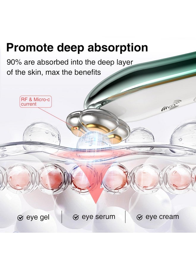 ALUSHEE - Rf Radio Frequency Eye Device Eye Bags Eye Puffiness Dark Circles Wrinkle Reducing Anti Aging Device 2 In 1 Professional Rf Eye Skin Care Beauty Device - Image 1