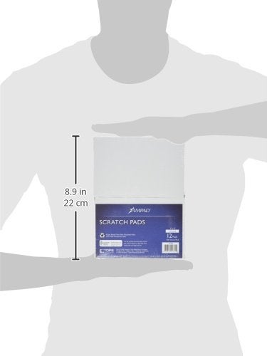 Ampad 21731 Scratch Pad Notebook, Unruled, 4 x 6, White, 100 Sheets (Pack of 12) - Image 3