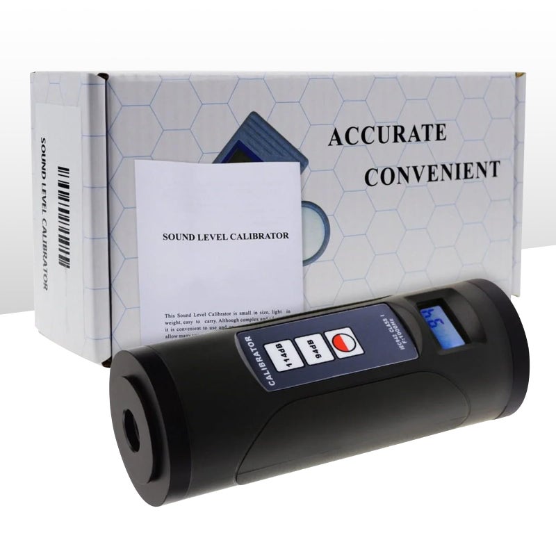 GAIN EXPRESS Digital Sound Level Meter Calibrator 94dB & 114dB for 1/2" and 1" inch Microphone, Professional Noise Decibel Calibration Tool Measurement Accuracy Check - Image 3