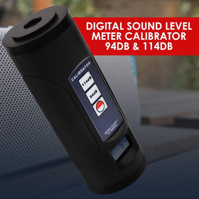 GAIN EXPRESS Digital Sound Level Meter Calibrator 94dB & 114dB for 1/2" and 1" inch Microphone, Professional Noise Decibel Calibration Tool Measurement Accuracy Check - Image 5
