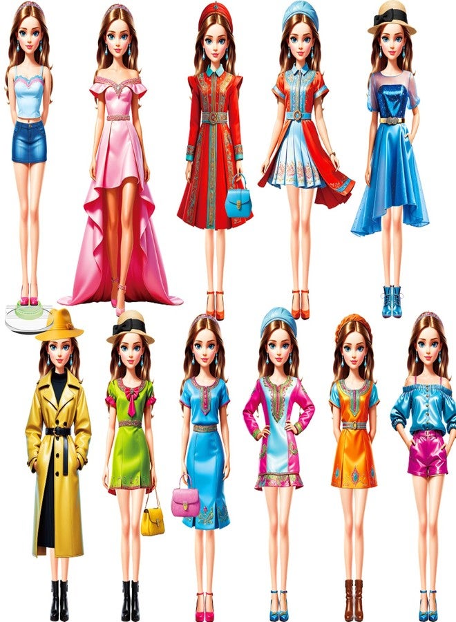 Daniel Axel Magnetic Dress Up Paper Doll,Magnet Princess Dress Up Dolls for Girls Ages 4-7 Kids,Travel Activities Road Trip Car Ride Interactive Learning Created Imagine Set Birthday Gift (K Set) - Image 4