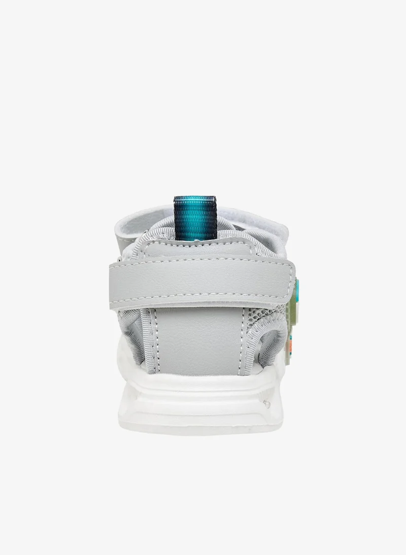 LBL by Shoexpress GREY Boys Hook & Loop Light-Up Sandals for Men | Best Price UAE