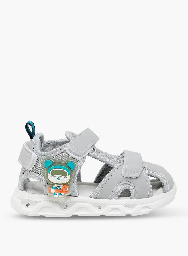 LBL by Shoexpress Boys Hook & Loop Light-Up Sandals - Image 2