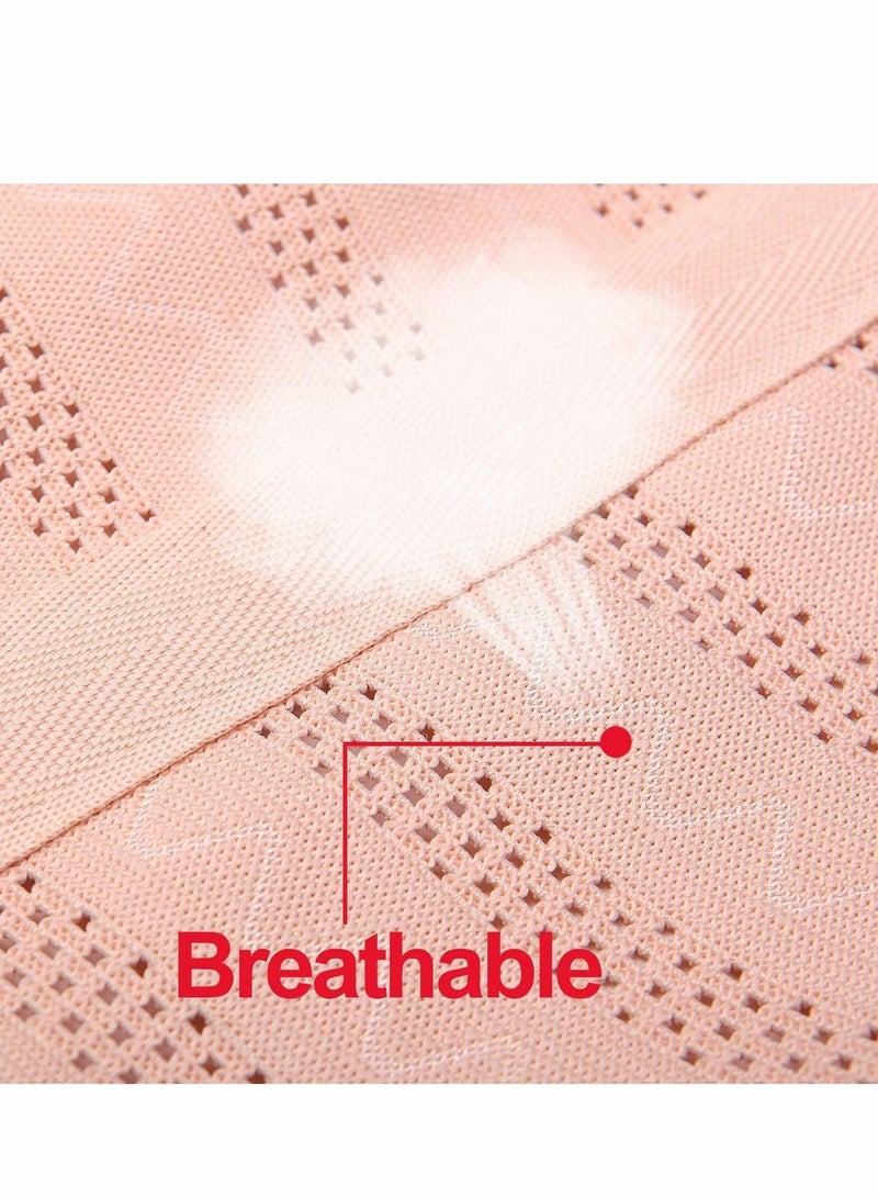 Excefore حزام الأمومة، حزام دعم الحمل، حزام البطن والخصر والظهر والحوض، حزام دعم البطن القابل للتعديل والتهوية للحمل، حزام دعم البطن المريح، أفضل هدية للنساء الحوامل (L) - Image 3