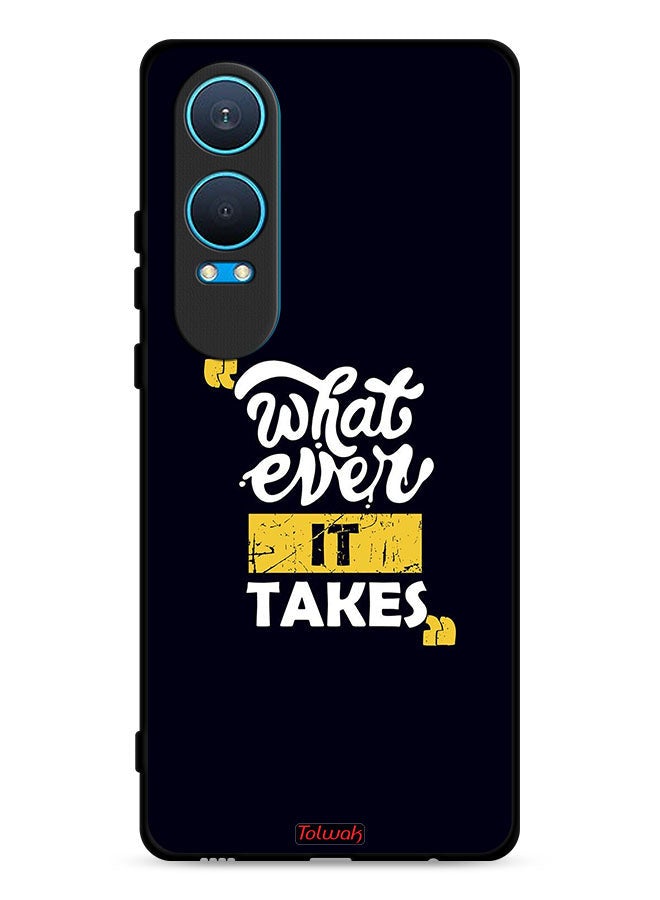 Tolwak OnePlus Nord CE4 Lite 5G Protective Case Cover Whatever It Takes - Image 1