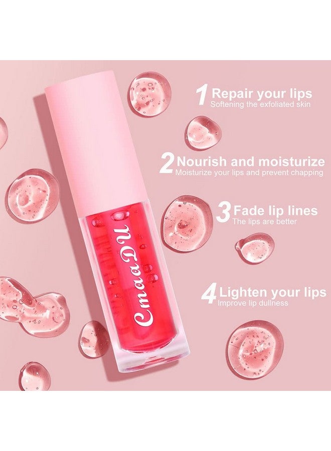 Mysense 6Pcs Lip Gloss Set For Teens Color Changing Lip Oil Flavored Lip Gloss Pack Moisturizing Glossy Lipgloss Set For Girls And Women  - Image 2