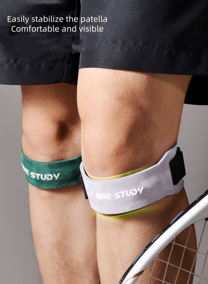 ستدي حزام الرضفة الرياضي، وسادات الركبة الرياضية في الهواء الطلق، حزام الرضفة المضغوط، الجري، كرة السلة، ركوب الدراجات، وسادات الركبة، معدات الحماية واللياقة البدنية - Image 4