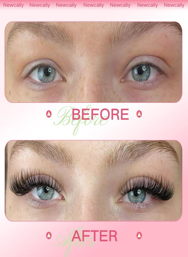 Newcally Wispy Lash Clusters Natural Look Eyelash Clusters DIY Lash Extension C-curly Cluster Eyelash Extension 10-16MM Lash Clusters Natural Individual Lashes by Newcally - Image 4