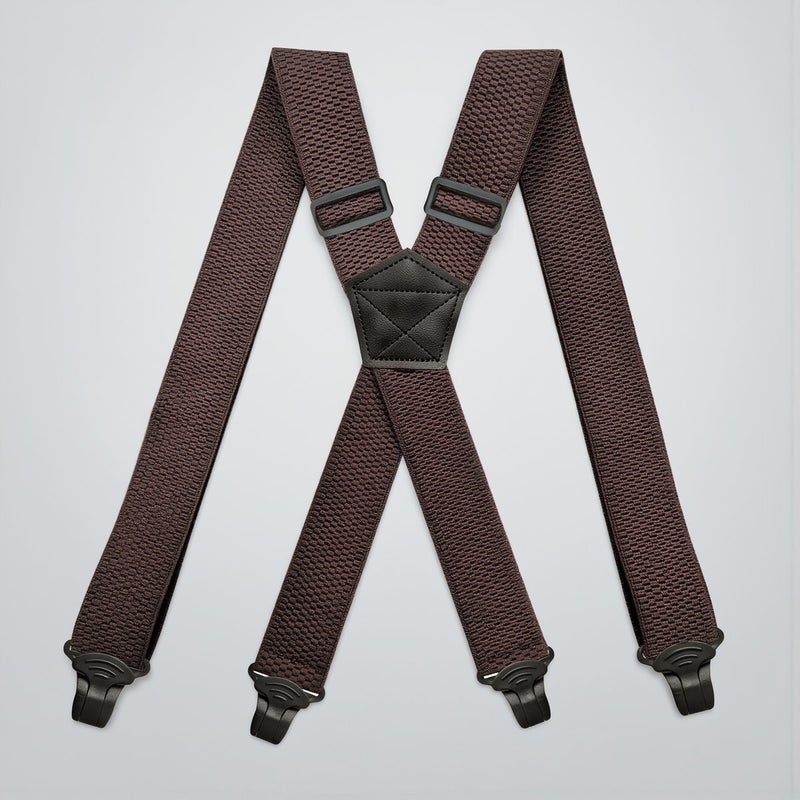 Lightweight Portable Suspenders Foldable Travel Camping Easy Carry Unisex X Back 4 Clips - Image 3