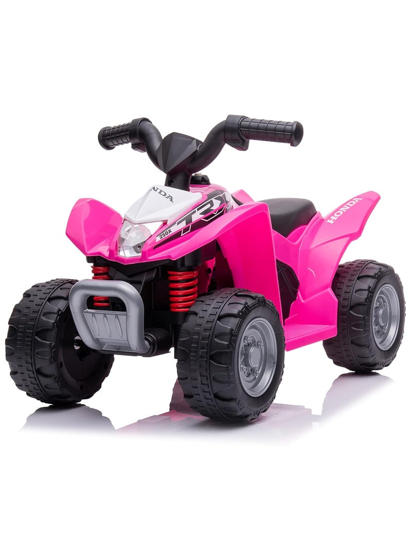 Amsham Toys Honda Kids Electric Quad Bike - Pink (6V) - Image 1