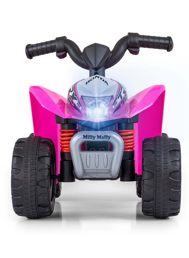 Amsham Toys Honda Kids Electric Quad Bike - Pink (6V) - Image 2