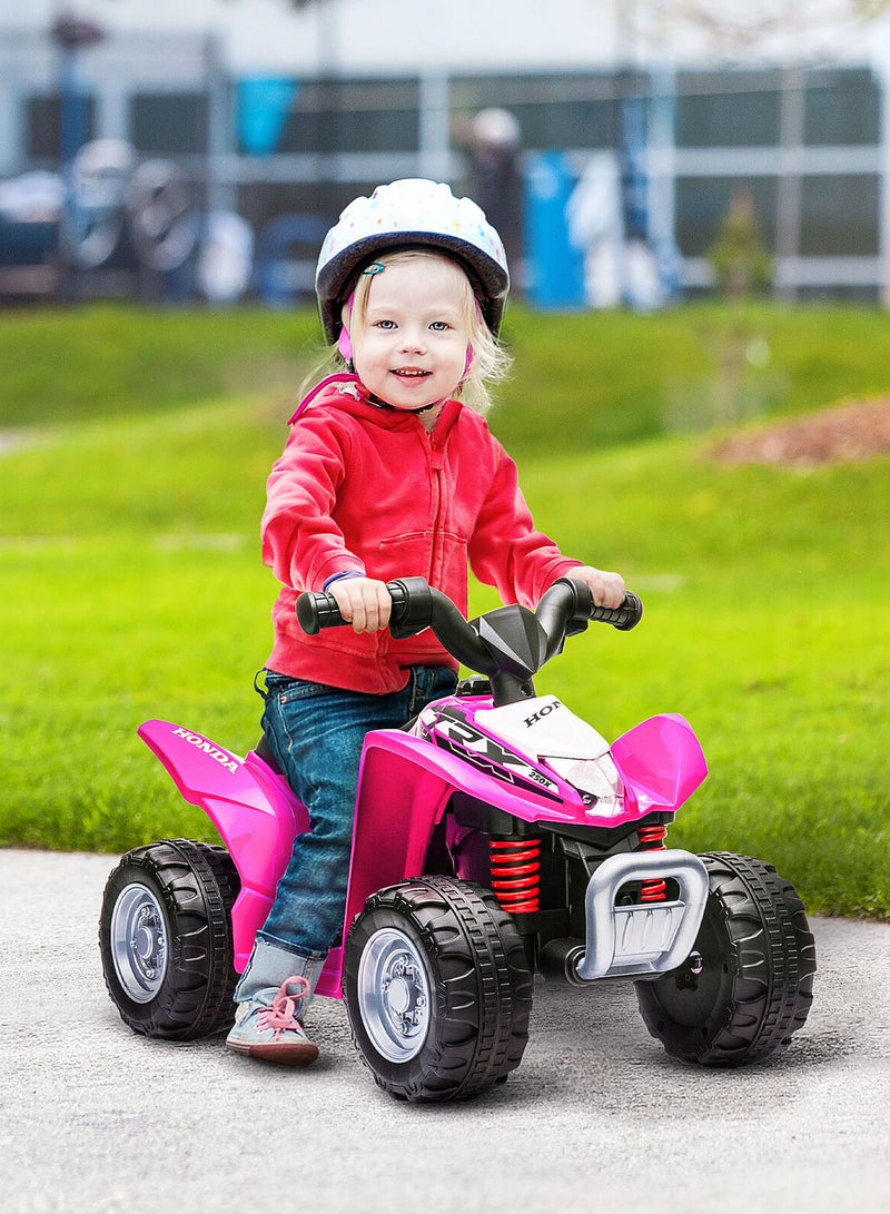 Amsham Toys Honda Kids Electric Quad Bike - Pink (6V) - Image 3