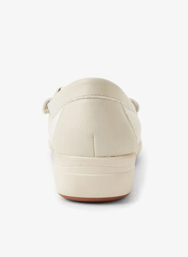 Le Confort BEIGE Women Perforated Detail Loafers for Women | Best Price UAE