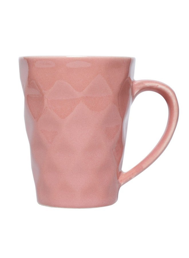 Anwaliya Matcha Series Ceramic Coffee Mug Set of 6 (300ml) Handcrafted Design Tea Cups Stackable, Chip Resistant, Large Serving Green Tea Cups, Diamond (Color May Vary) - Image 2