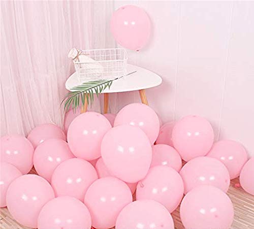 Evisha 50 pcs Pink Pastel Colour 12" Balloons - Image 2