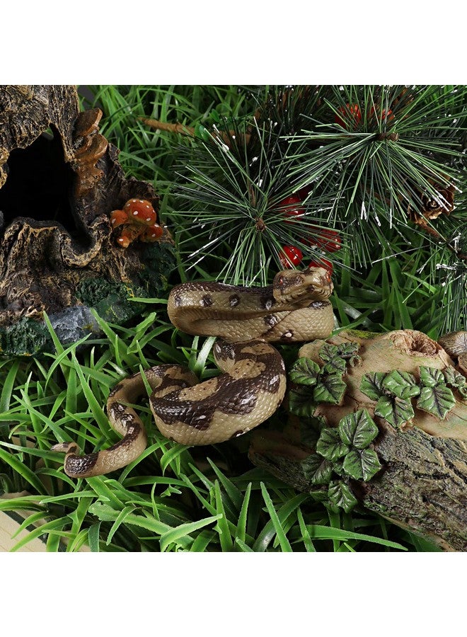 STOBOK لعبة ثعبان واقعية من ستوبوك، تمثال ثعبان مطاطي لزينة الهالوين ومزاح - Image 4