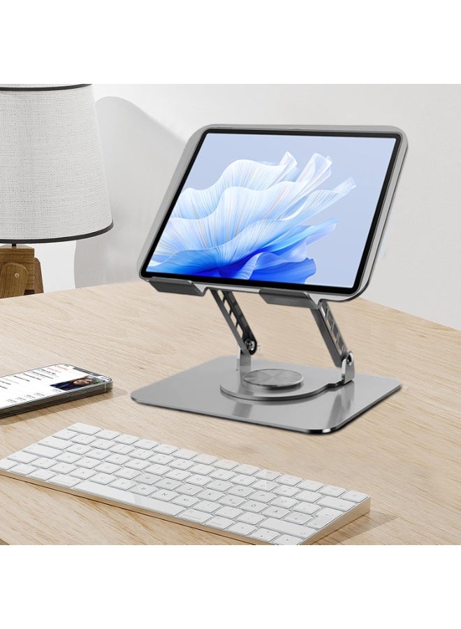 حامل لابتوب للتبريد للمنضدة، حامل كمبيوتر قابل للتعديل بتصميم قابل للطي، فتحات تبريد، حامل لابتوب لمناضد المنزل والمكتب وغرفة الدراسة، مصنوع من الفولاذ الكربوني - Image 4