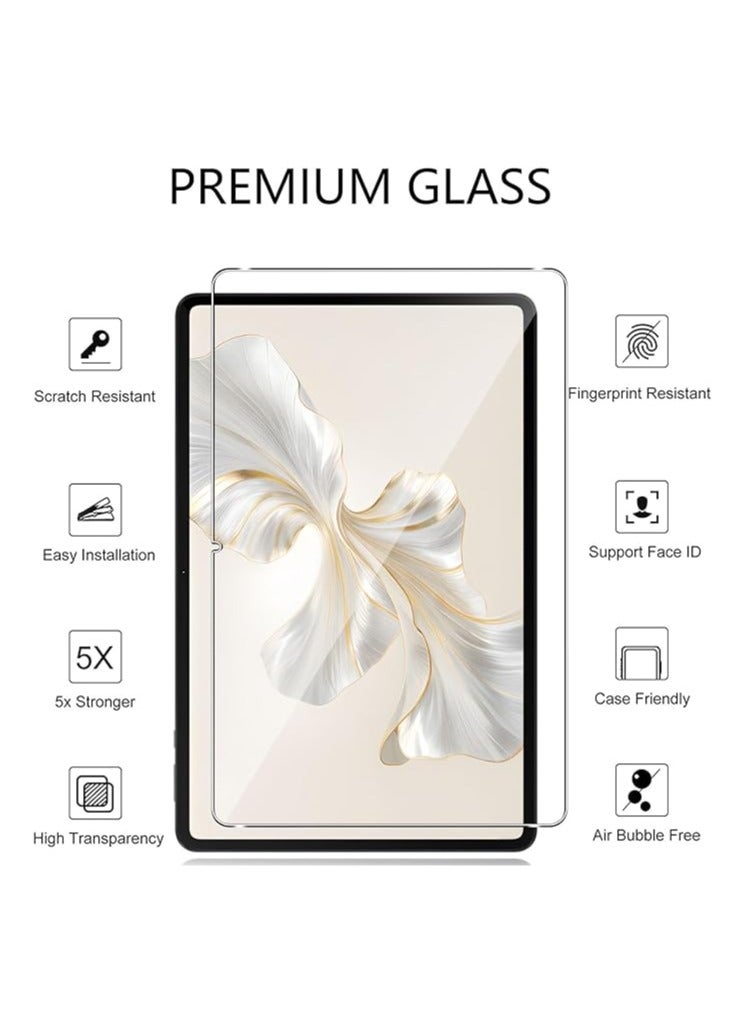 Honor Pad 9 Tempered Glass Screen Protector, 2-Pack, 9H Hardness HD Tempered Glass Screen Protector, No Air Bubbles, Anti-Scratch Protective Glass Screen Film - Image 2