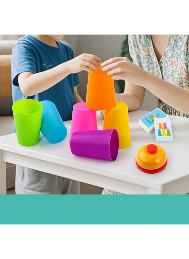 Portable Quick 12 Cup Set of Kids Games and Classic Family Toys - Image 4