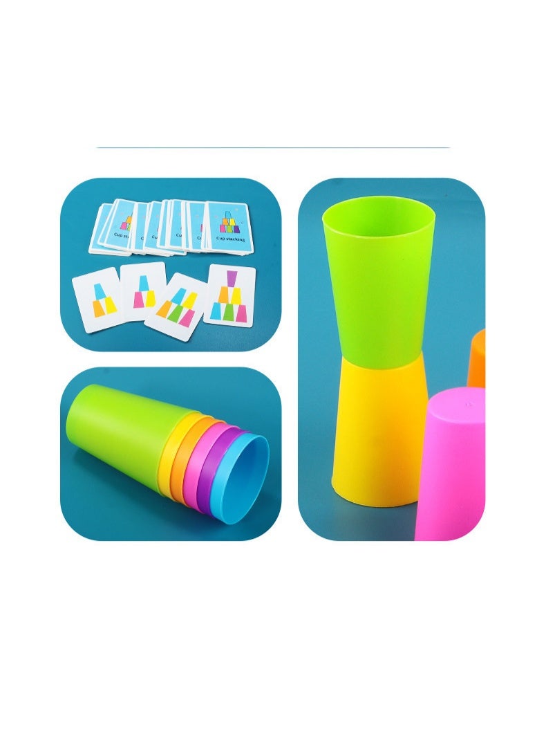 Portable Quick 12 Cup Set of Kids Games and Classic Family Toys - Image 5