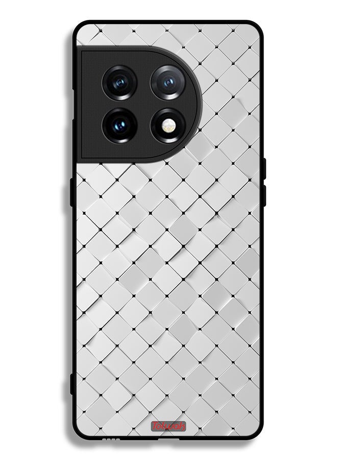 Tolwak OnePlus 11 5G Protective Case Cover Tiles Texture - Image 2