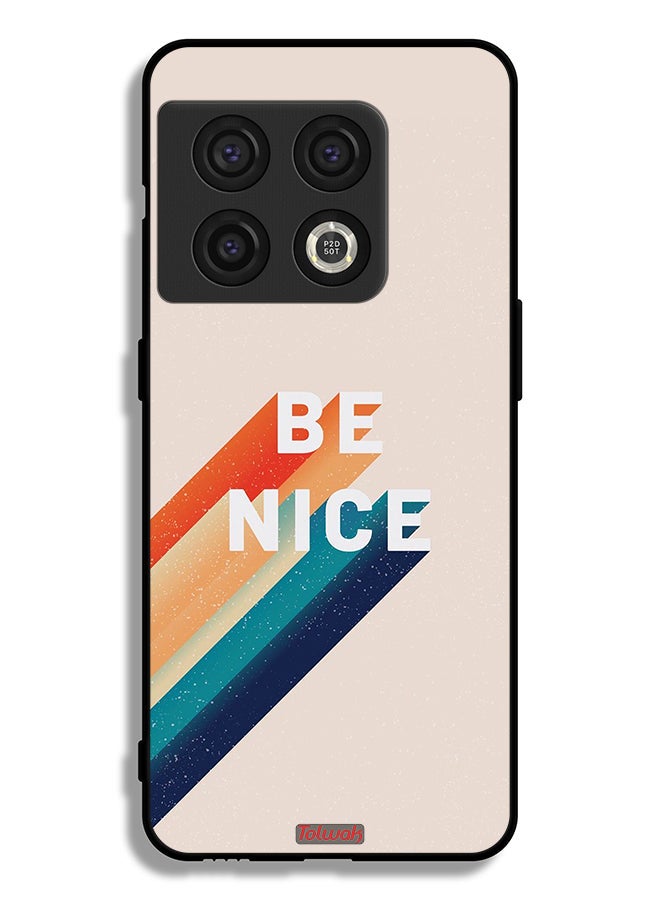 Tolwak OnePlus 10 Pro 5G Protective Case Cover Be Nice - Image 2