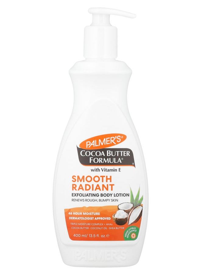 PALMER'S Cocoa Butter Formula® Exfoliating Body Lotion With Vitamin E Fresh Citrus 13.5 fl oz (400 ml) 