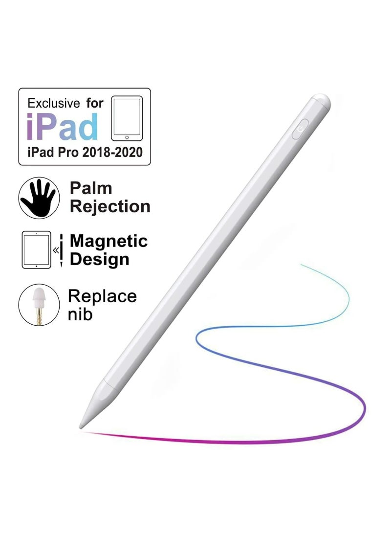 Active Stylus Digital Pen For All iPhones, iPad, Android Tablets and Phones, White  - Image 3
