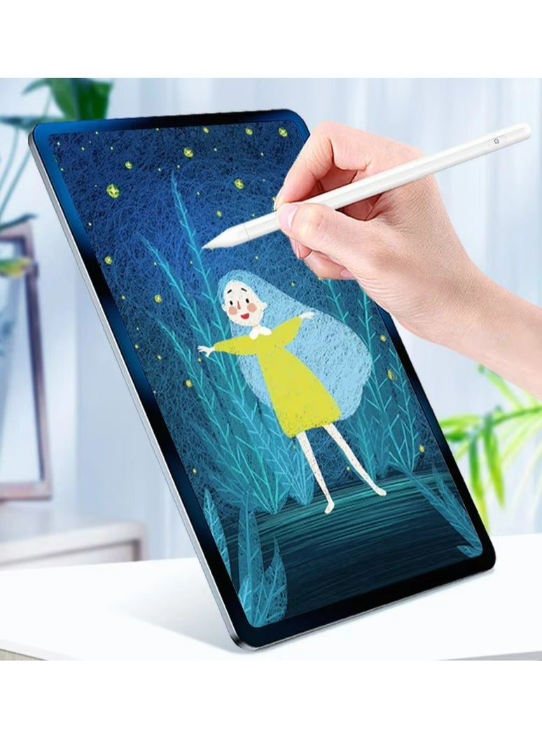 Active Stylus Digital Pen For All iPhones, iPad, Android Tablets and Phones, White