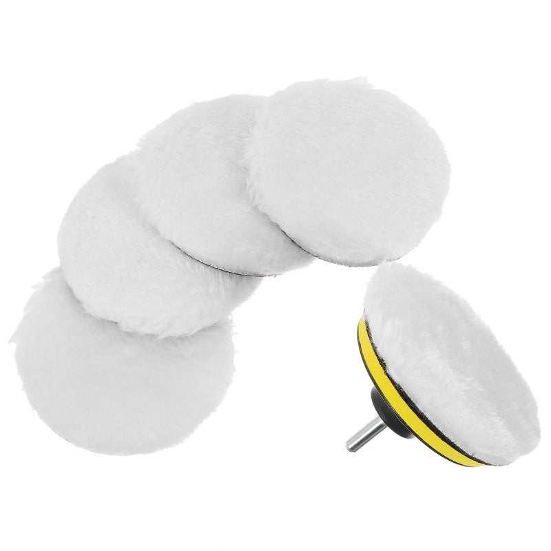 ABOOFAN 7pcs 4 Inch Wool Polishing Wheel Set for Car Furniture Waxing - Image 2