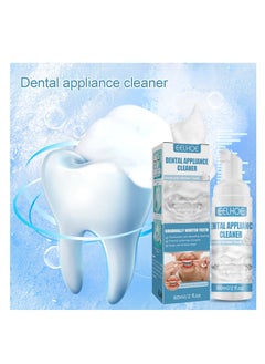 EELHOE DENTAL APPLIANCE CLEANER, Denture Cleaner Foam for Teeth Whitening, Stand Cleaner Cleans Under Metal, Ceramic or Clear Stands and Is A Fast-Acting Alternative to Denture Cleaning Tablets  - Image 4