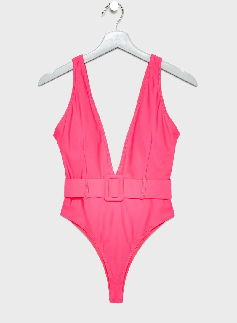 Coconut Cove Kendall Plunge Swimsuit