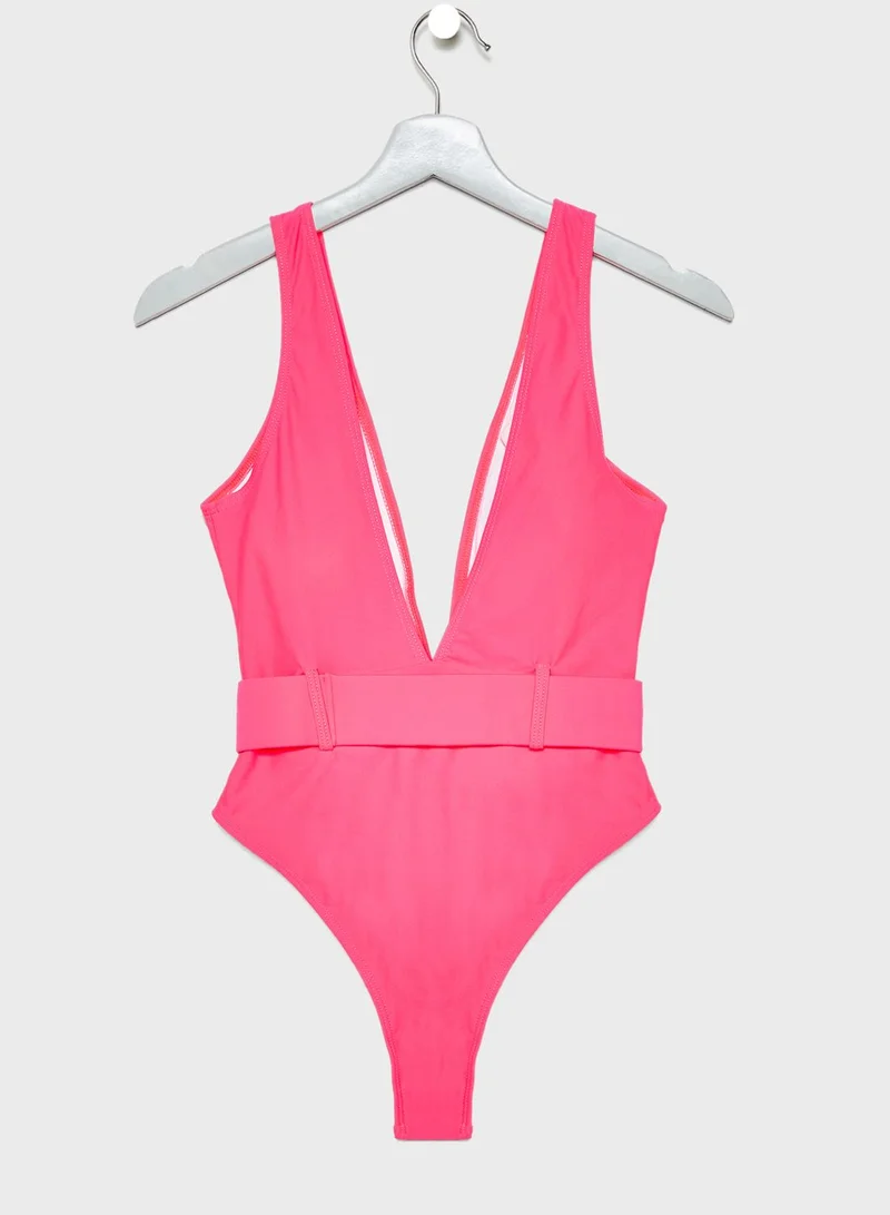 Coconut Cove Kendall Plunge Swimsuit