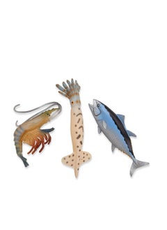 NIBEMINENT Plastic Sea Ocean Animal Figurines, Educational Shower Bath Toys, Assorted Realistic Toys  - Image 2
