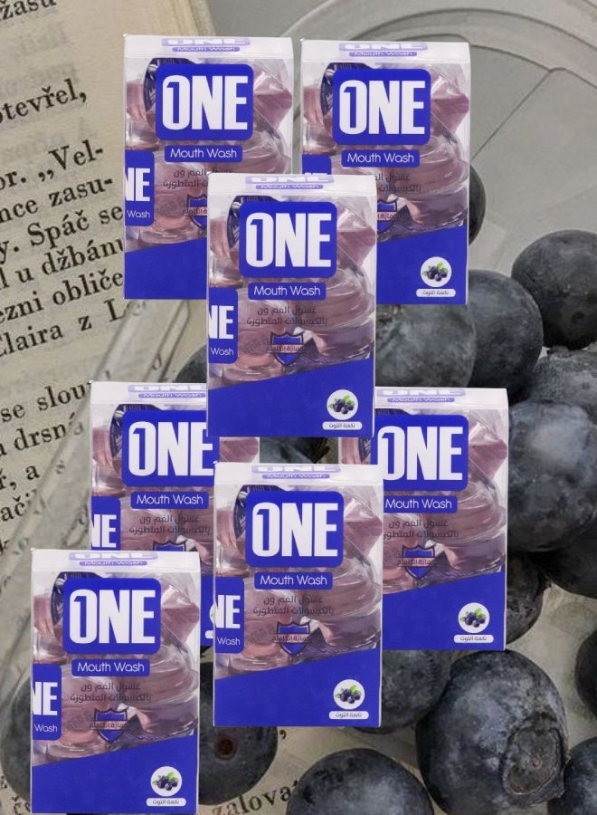 One 7 Pieces Mouth Wash Berry Flavor 20 Capsules 15ML - Image 1