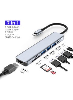 USB Type-C To 4K@30Hz HDMI Cable + SD/TF Card Reader + Usb3.0 + 2xusb2.0 + Pd 87W Converter Cable - pzsku/Z4784C708781E75B5A6DCZ/45/_/1727705611/6177507c-c509-4c75-bf06-5b41217974c1