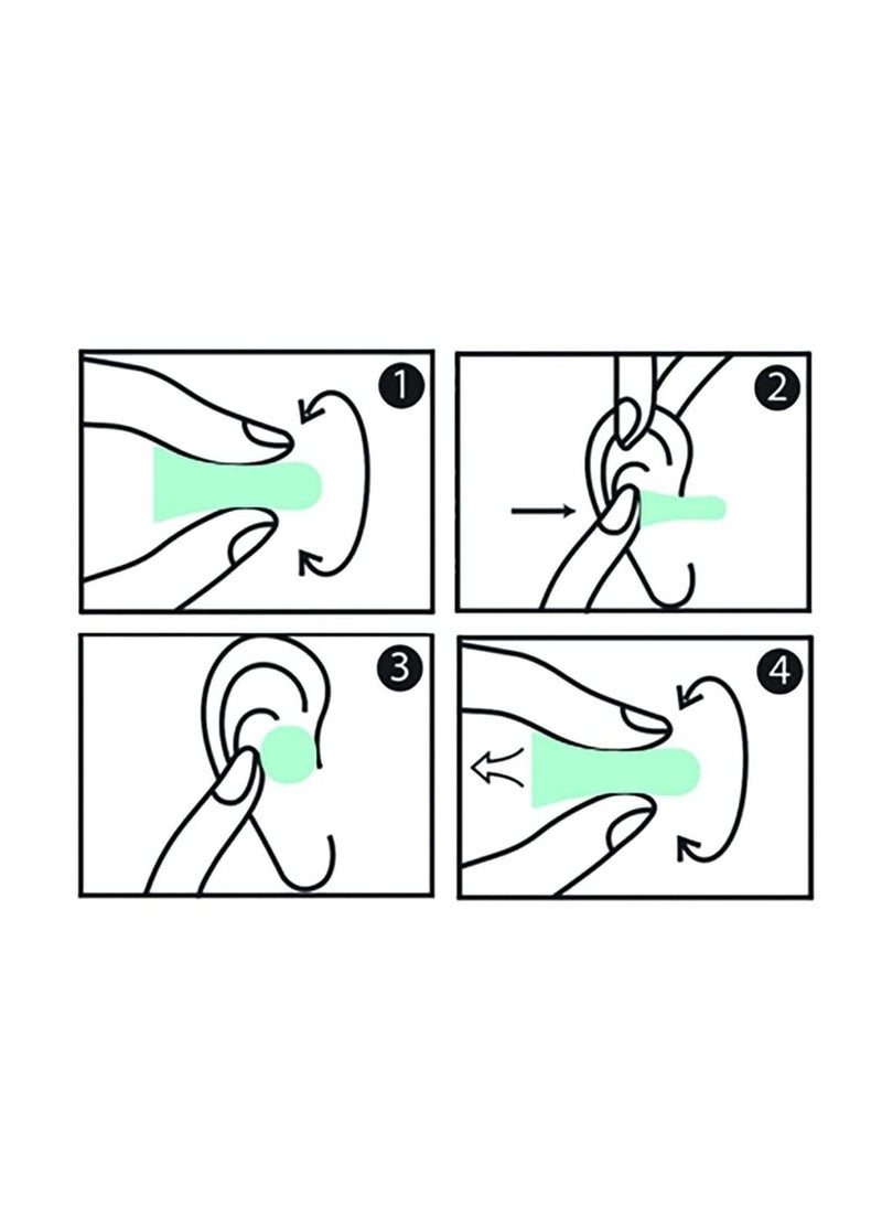 HASPRO - HASPRO Ultra Soft Foam Earplugs, Best Earplugs for Noise Canceling, Snoring, Work, DIY, Noise Reduction SNR 38dB (Pack of 10, Mint) - Image 1