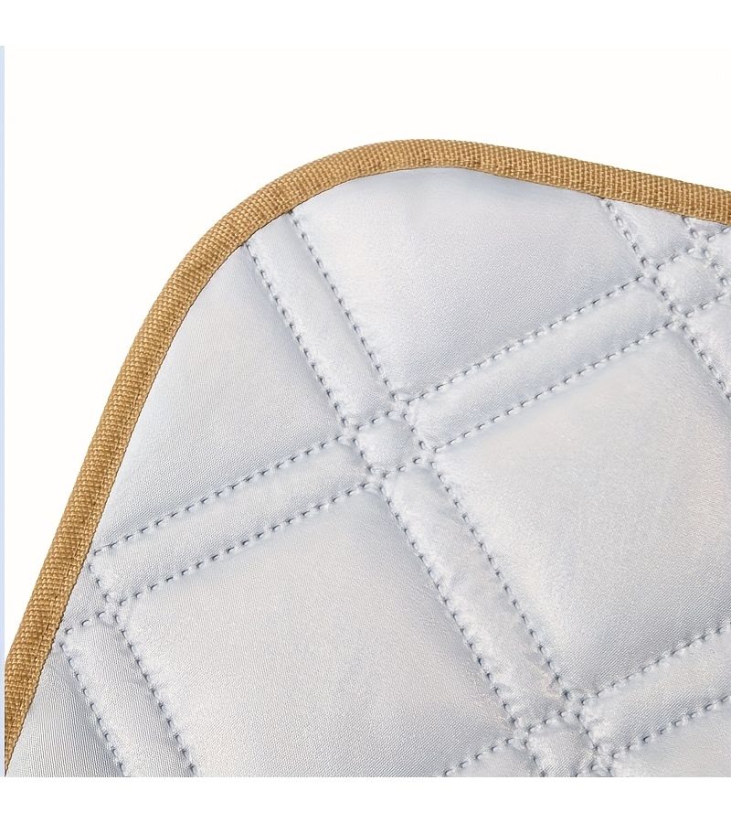 Picnic Outdoor Blanket For Beach Camping Lawn Park Warm Sand Color 59 06 X 78 74 Inch Foldable Gingham Mat Grass Use - Image 4