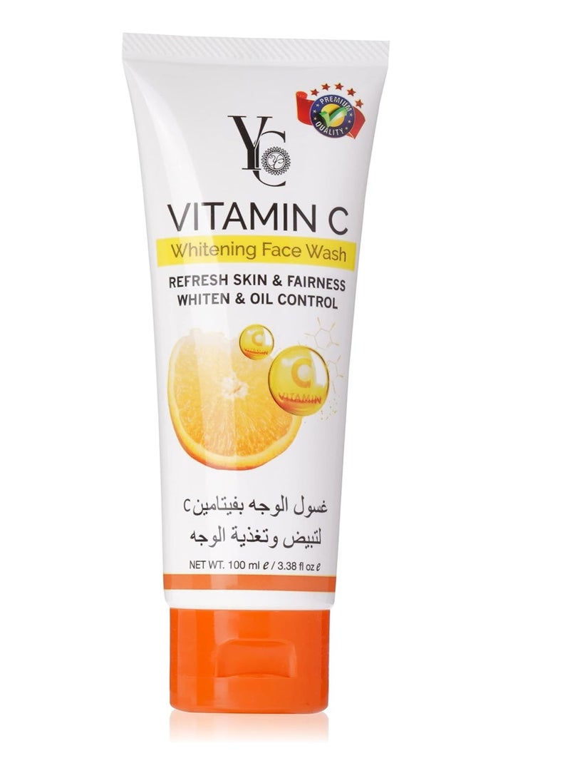 YC Vitamin C Whitening Face Wash 100ml - Image 2