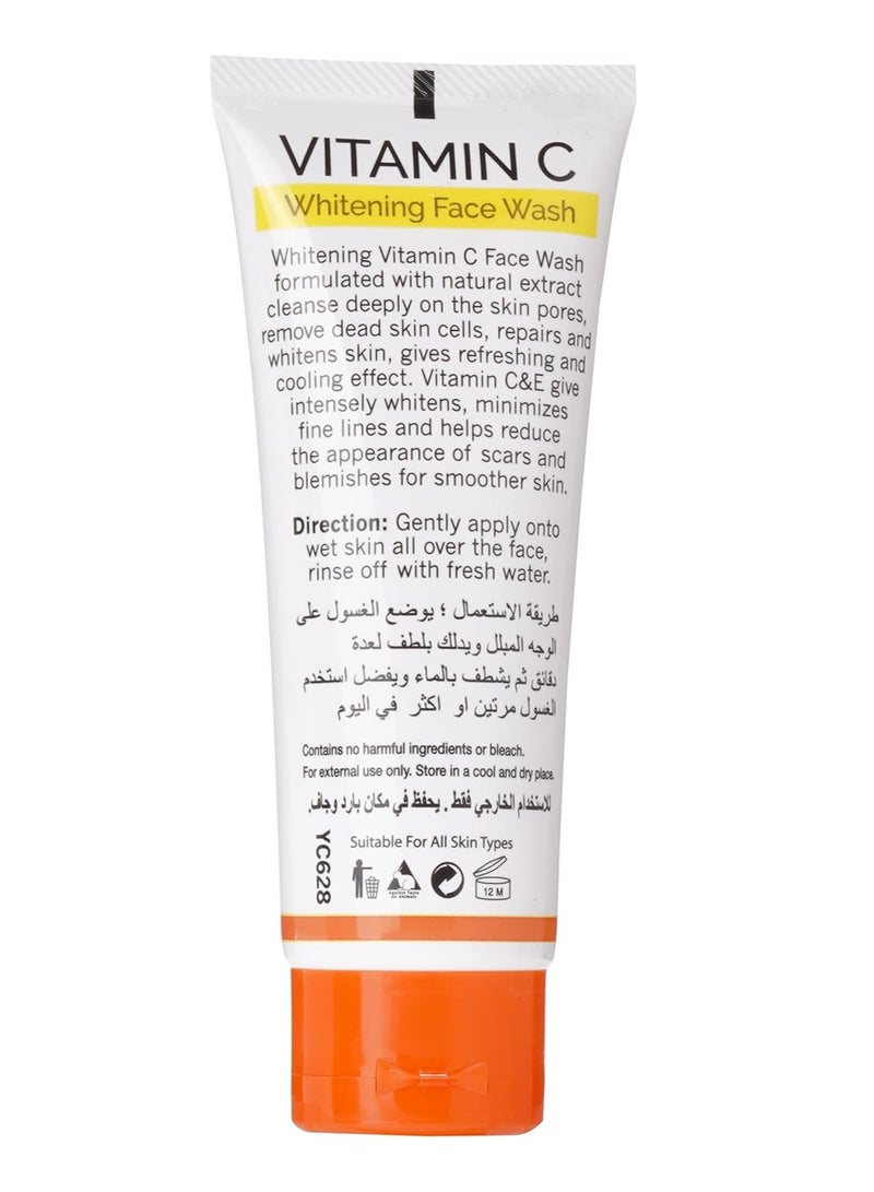 YC Vitamin C Whitening Face Wash 100ml - Image 3