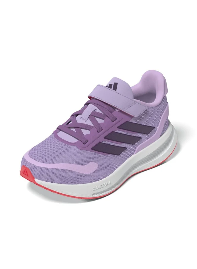 Adidas Adidas Runfalcon 5 El C U Purple Running Shoes For Kids