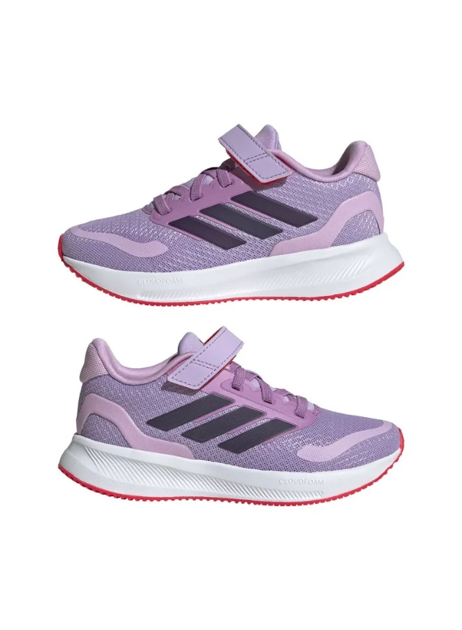 Adidas Adidas Runfalcon 5 El C U Purple Running Shoes For Kids